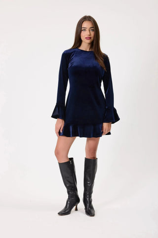 Leslie Velvet Dress | Swank Boutique