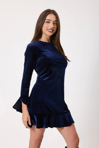 Leslie Velvet Dress | Swank Boutique