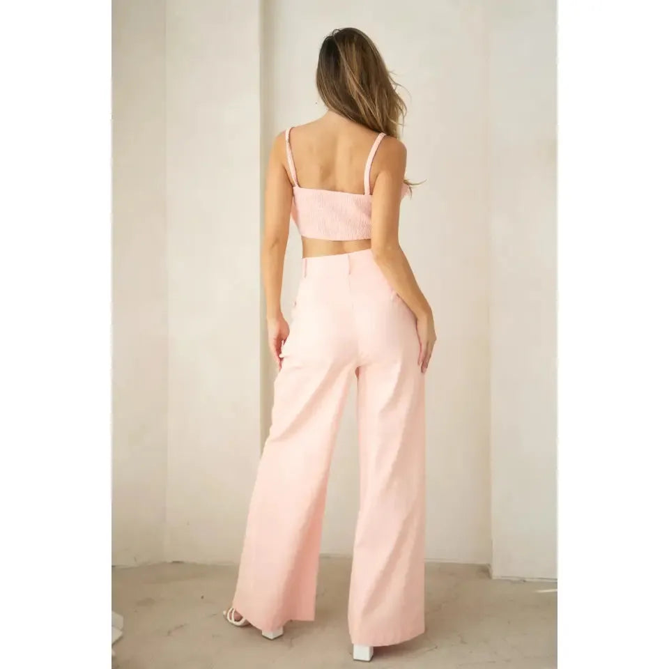 Margo Pleated Linen Pants | Swank Boutique