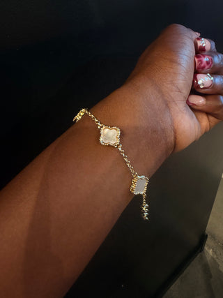 White Clover Bracelet