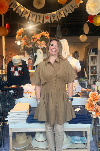 Monica Suede Mini Dress
