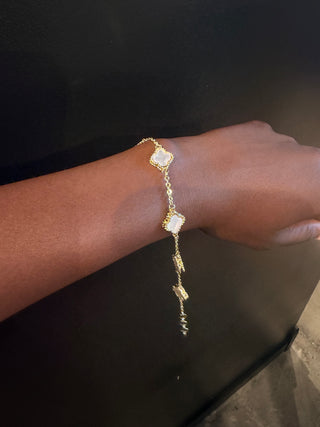 White Clover Bracelet