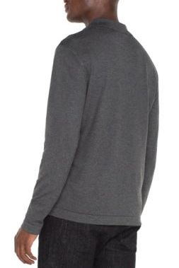 Charcoal Grey Knit Polo | Swank Boutique