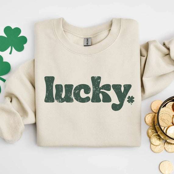 Lucky Sweatshirt | Swank Boutique
