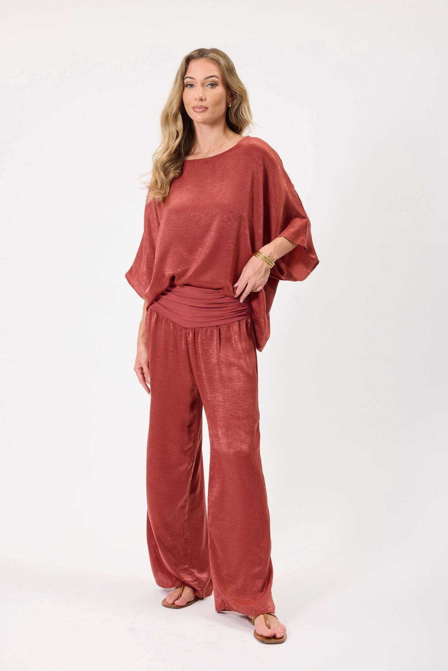 Lucy Pant - Nutmeg | Swank Boutique