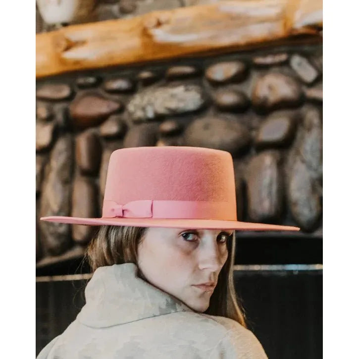 Copy of Dahlia Pink Gambler Hat | Swank Boutique