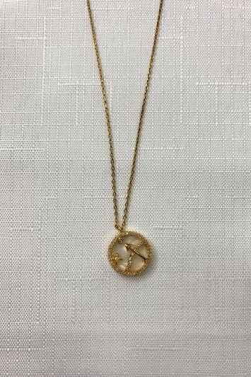 Double Moon Coin Necklace | Swank Boutique