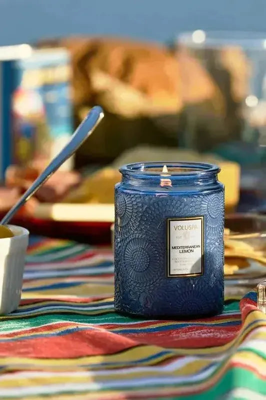 Mediterranean Lemon - Small Jar Candle | Swank Boutique