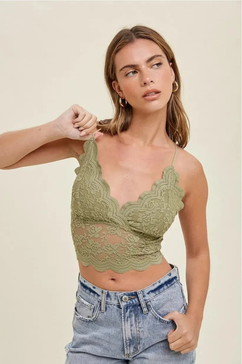 Casual Lace Bralette | Swank Boutique