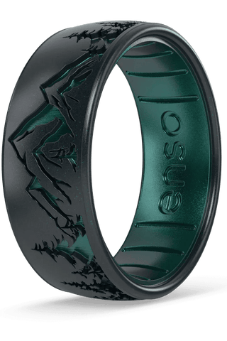 Etched - Black Pearl Ring | Swank Boutique