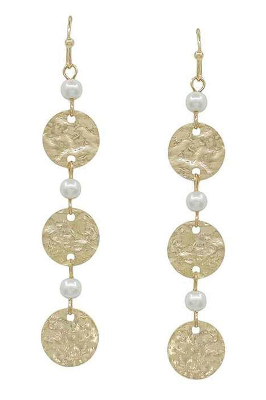 Circle Pearl Earrings | Swank Boutique