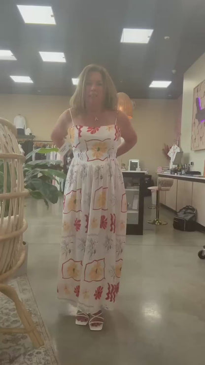 Happy Floral Maxi Dress