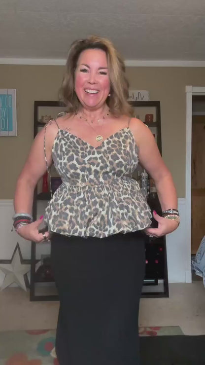 Leopard Print Top