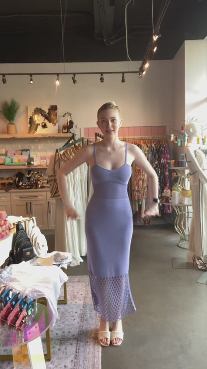 Lindy Tank Dress - Lavendar