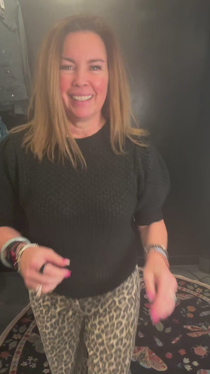 Georgia Puff Sleeve Sweater