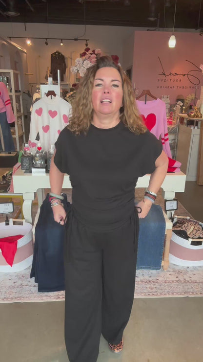 Double Side Tie Pants