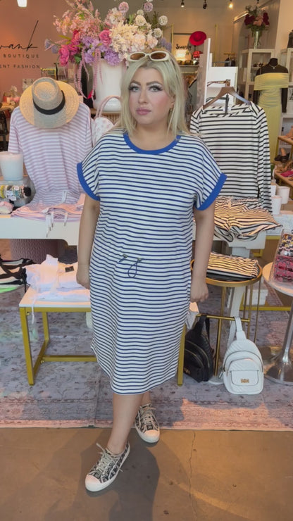 Beth Striped Dress