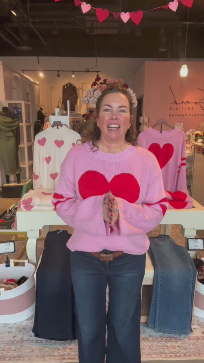Varsity Heart Sweater