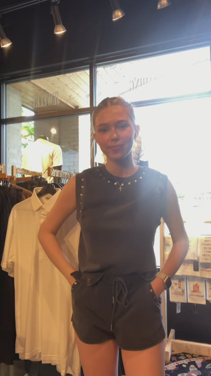 Makayla Studded Top