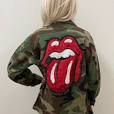 Custom Vintage Camo Jacket - Rolling Stones | Swank Boutique