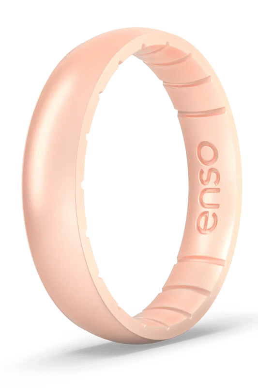 Silicone Thin Rose Gold Ring | Swank Boutique