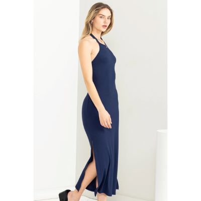 Rosie Halter Midi Dress | Swank Boutique