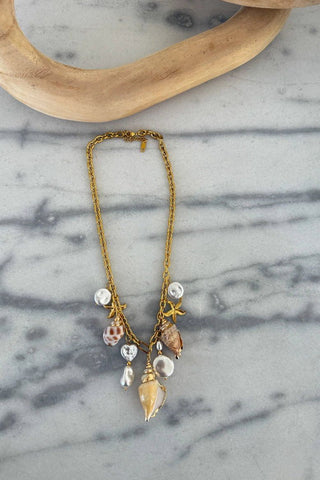 Shell Charm Necklace | Swank Boutique