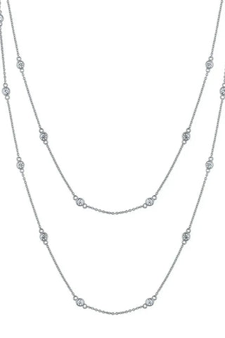 Sterling Silver 24" Necklace | Swank Boutique