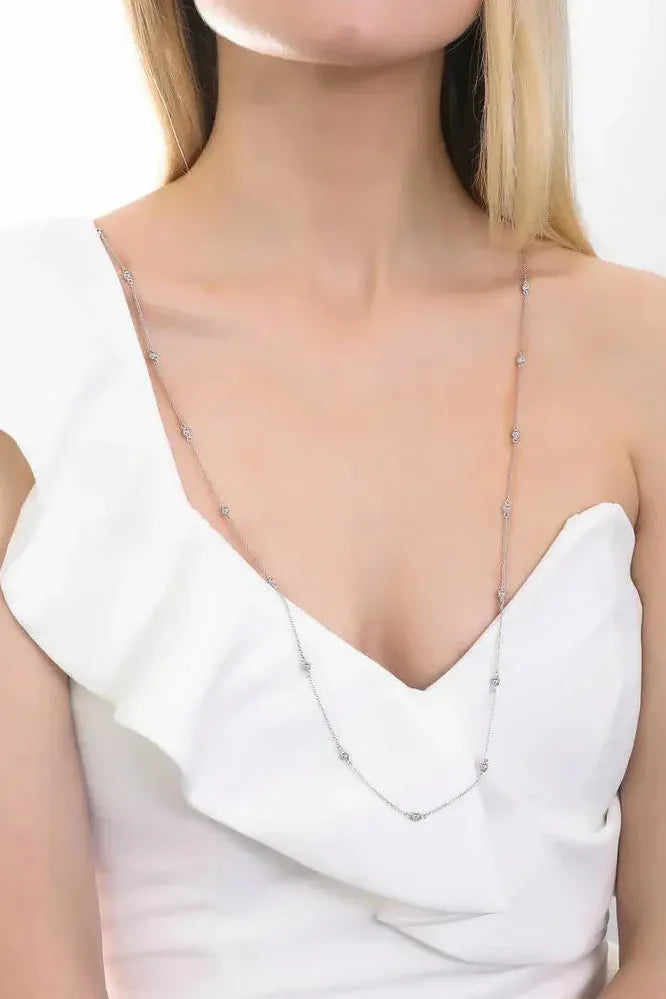 Sterling Silver 36" Necklace | Swank Boutique