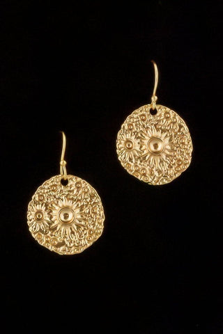 Sun Coin Earrings | Swank Boutique