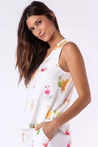 Sippin' On Sunshine Tank | Swank Boutique