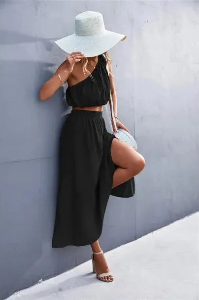 Taylor Maxi Skirt Set - Top | Swank Boutique