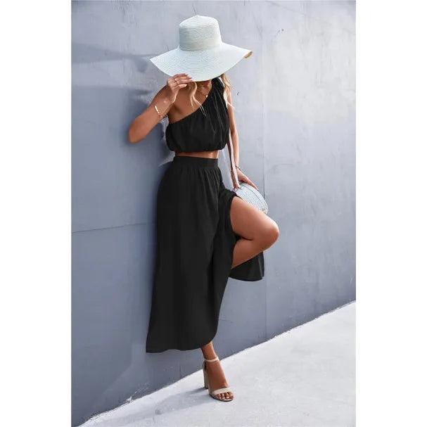 Taylor Maxi Skirt Set - Top | Swank Boutique