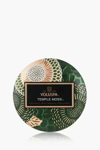 Temple Moss - Mini Tin Candle | Swank Boutique