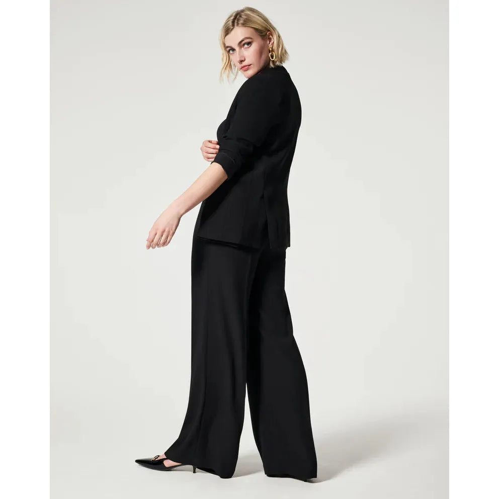 Carefree Crepe Pleated Trouser | Swank Boutique