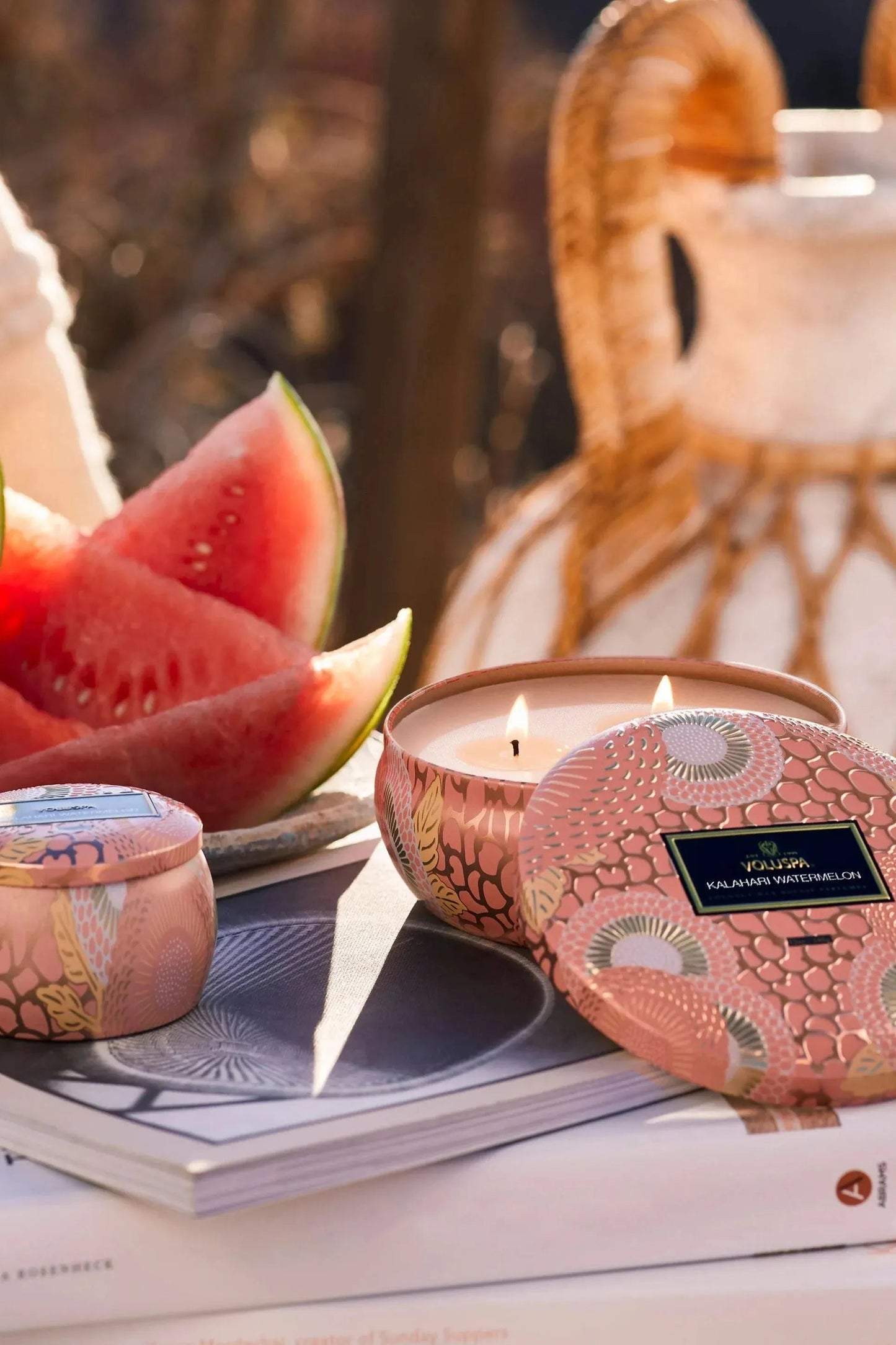 Kalahari Watermelon - Mini Tin Candle | Swank Boutique