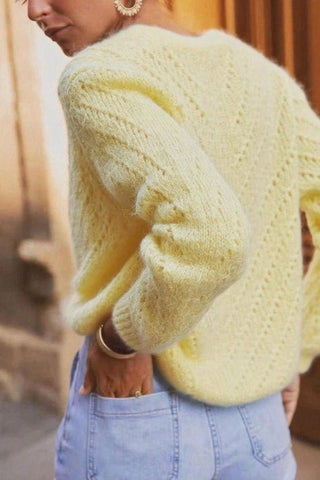 Yellow Cardigan | Swank Boutique
