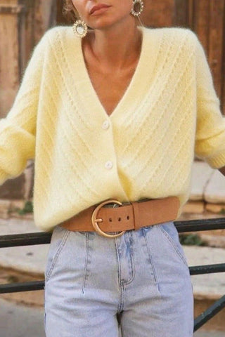 Yellow Cardigan | Swank Boutique