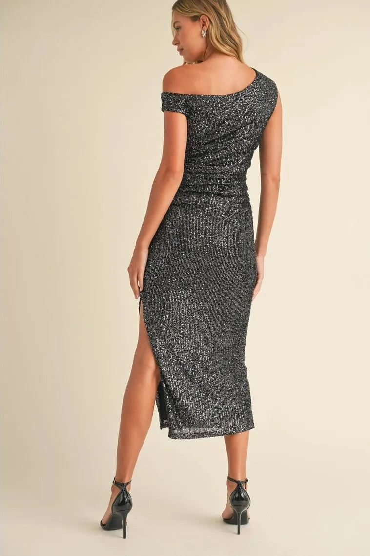 Zara Sequins Dress | Swank Boutique