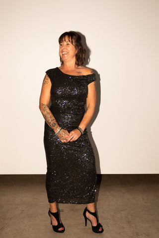 Zara Sequins Dress | Swank Boutique