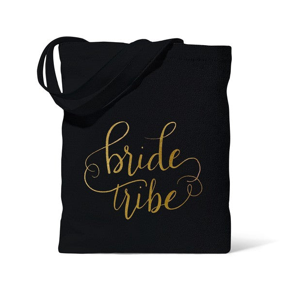 Black Bride Tribe Tote Bag in Canvas
