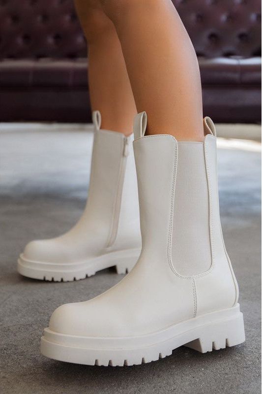 Double Tab Lug Boot | Swank Boutique