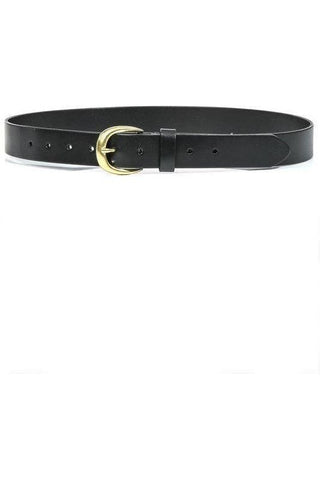 Simple Buckle Belt - Black | Swank Boutique