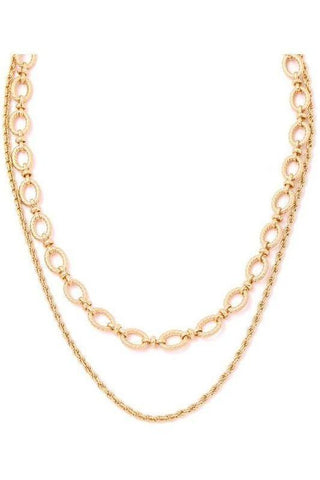Loop and Rope Chain Necklace | Swank Boutique