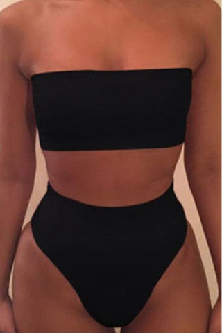 Bandeau Bikini Set- Bottom | Swank Boutique