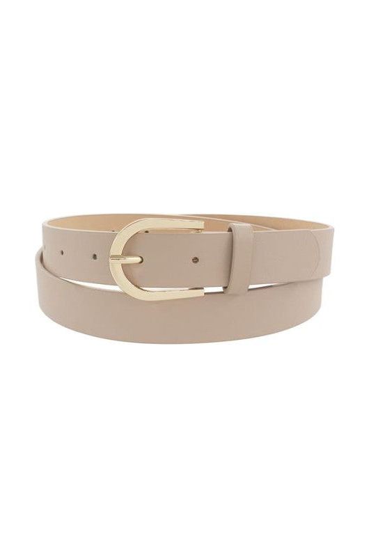 Simple Buckle Belt - Light Camel | Swank Boutique