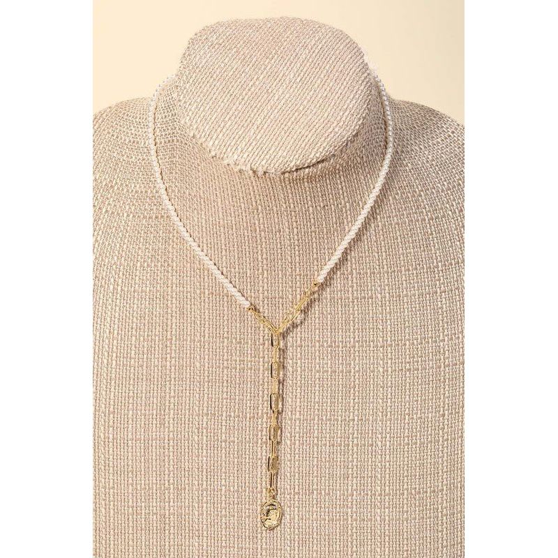 Beaded Pearl Necklace | Swank Boutique