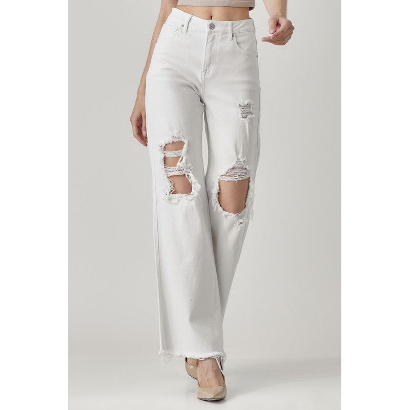 White Wide Leg Jean | Swank Boutique
