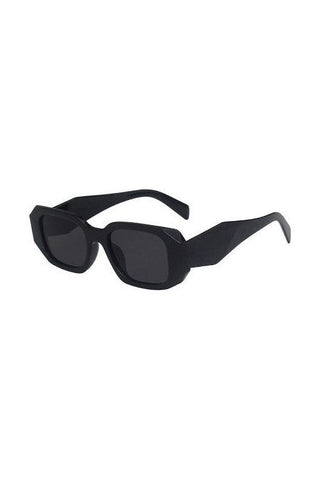 Rectangle Sunnie- Black | Swank Boutique