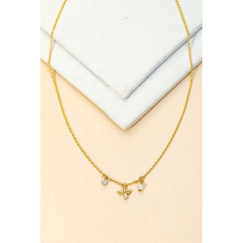 Dainty Bee Necklace | Swank Boutique